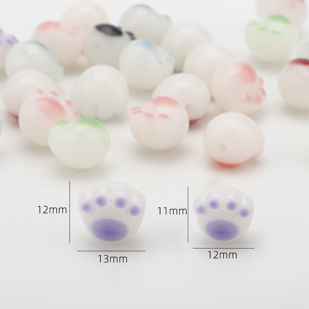 Cat Claw Bark - 20Pcs Mixed Cute Acrylic Cat Paw