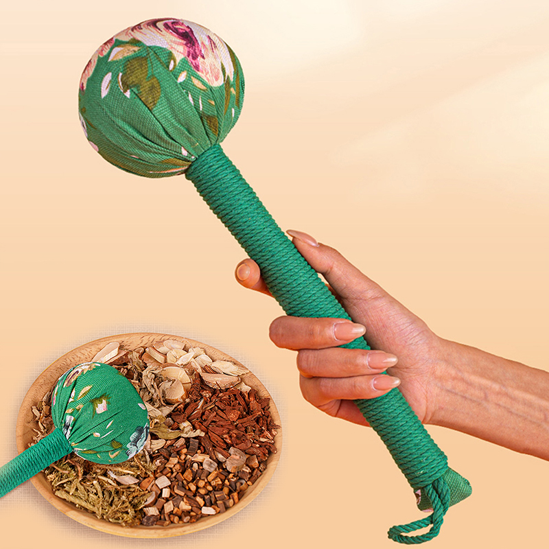 Herbal Wellness - Moxibustion Hammer Thigh Massager Filled With
