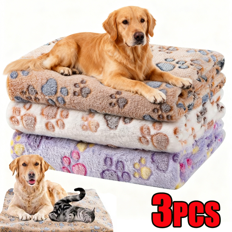 Pet Blanket Cute Dog Paw Print - Cat Claw Bark ulasan dan harga