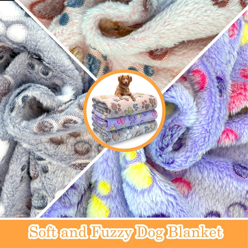 Pet Blanket Cute Dog Paw Print - Cat Claw Bark ulasan dan harga