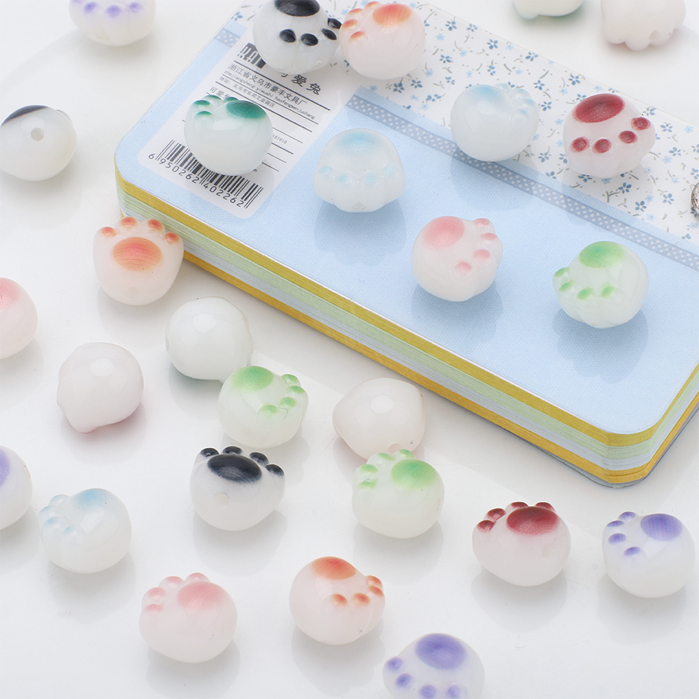 20Pcs Mixed Cute Acrylic Cat P - Cat Claw Bark ulasan dan harga