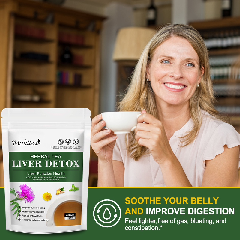 Mulittea Liver Detox Tea with  - Dandelion Detox Tea ulasan dan harga