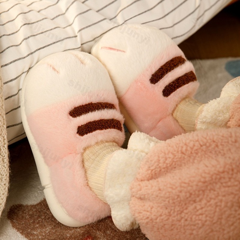 Winter Warm Women Home Slipper - Cat Claw Bark ulasan dan harga