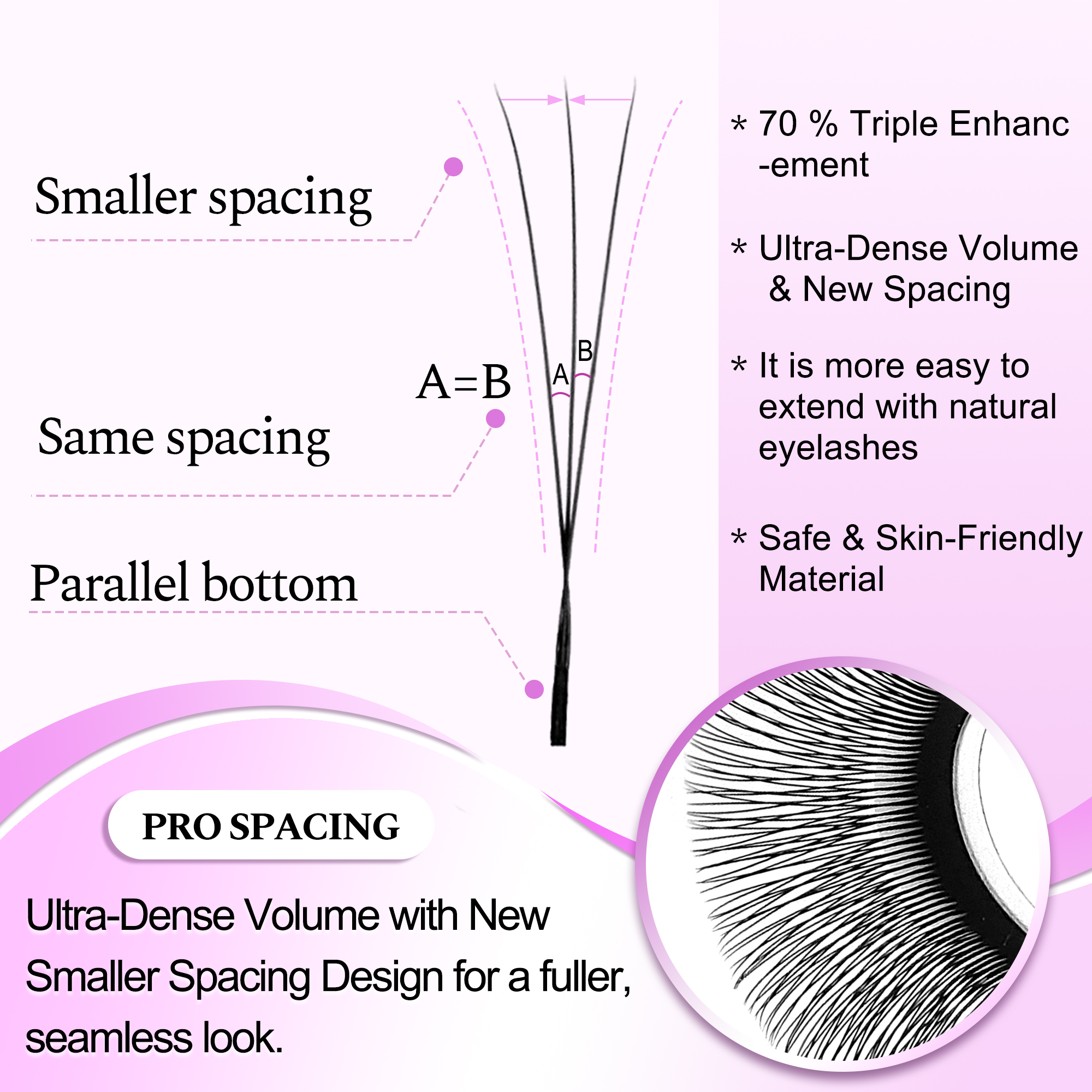 CoMango Narrow 3D W Eyelash Ex - Red Clover Flower ulasan dan harga