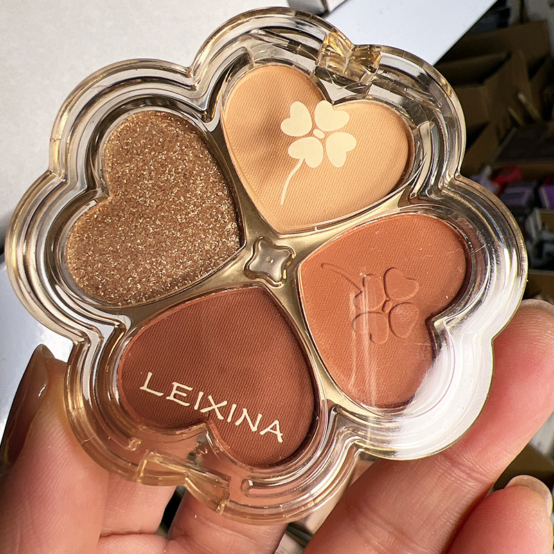 Lucky Clover Eyeshadow Palette - Red Clover Flower ulasan dan harga