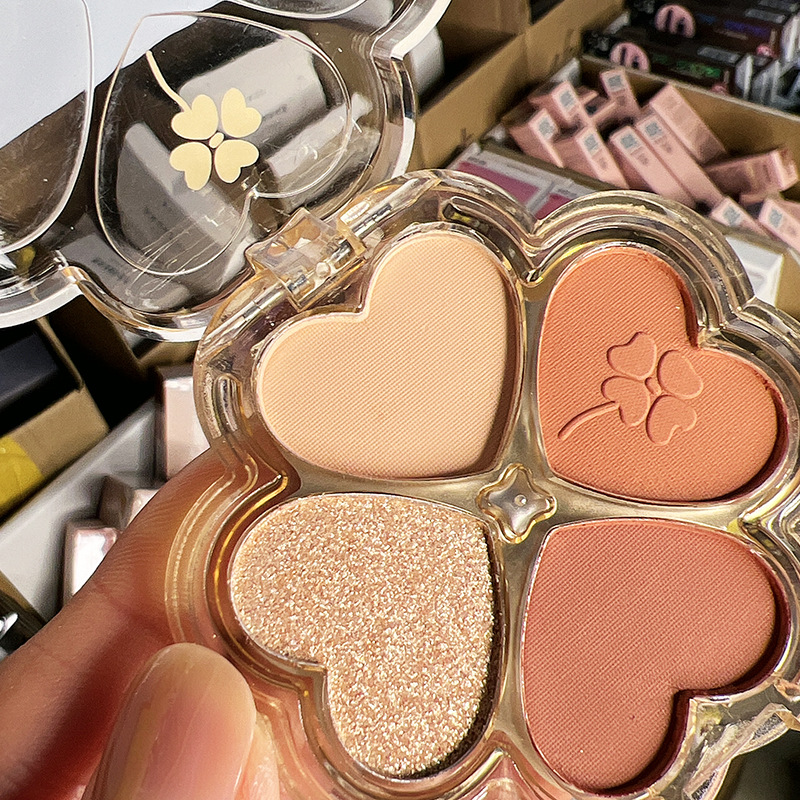 Lucky Clover Eyeshadow Palette - Red Clover Flower ulasan dan harga