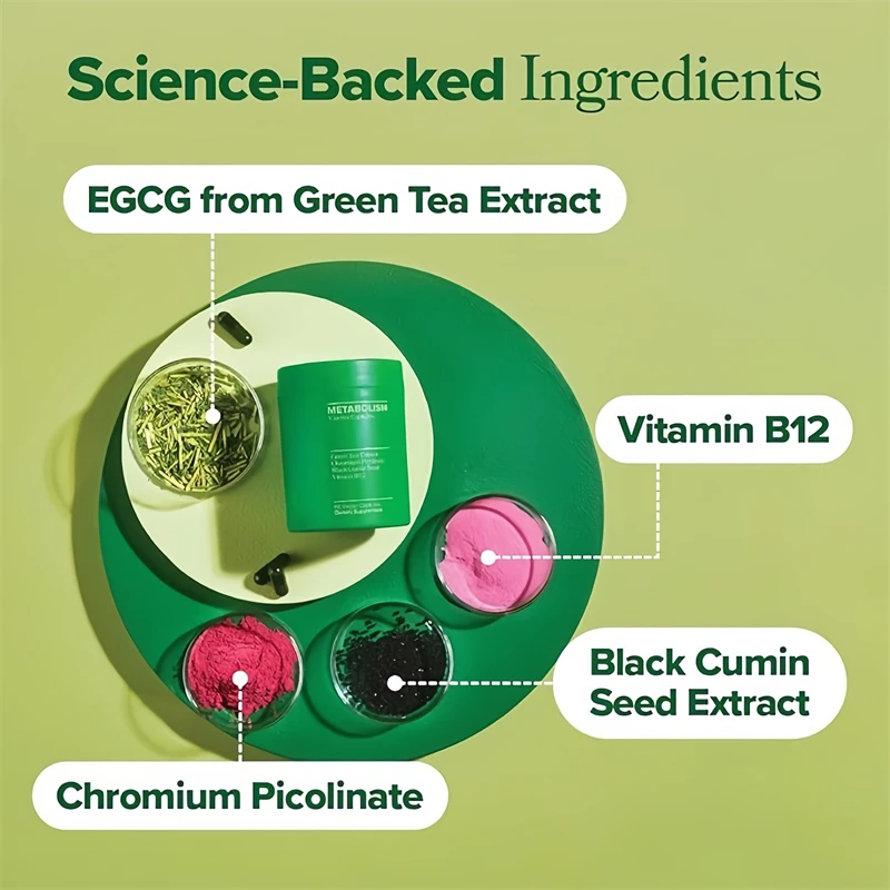 Green Tea Supplement Curb Crav - Herbal Weight Gain ulasan dan harga
