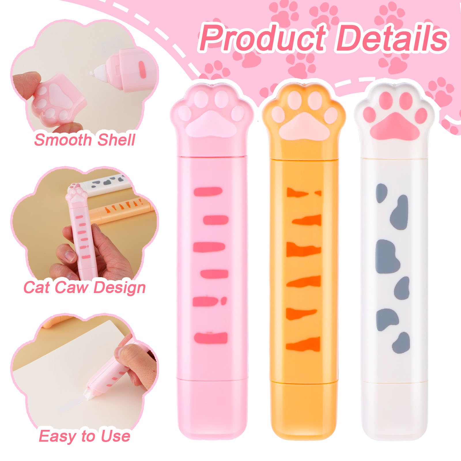 1/3 Pcs White Out Double Faced - Cat Claw Bark ulasan dan harga