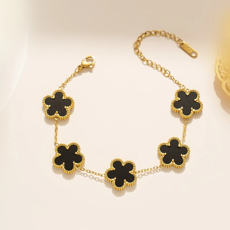 White Black Red Green Shell Fi - Red Clover Flower ulasan dan harga
