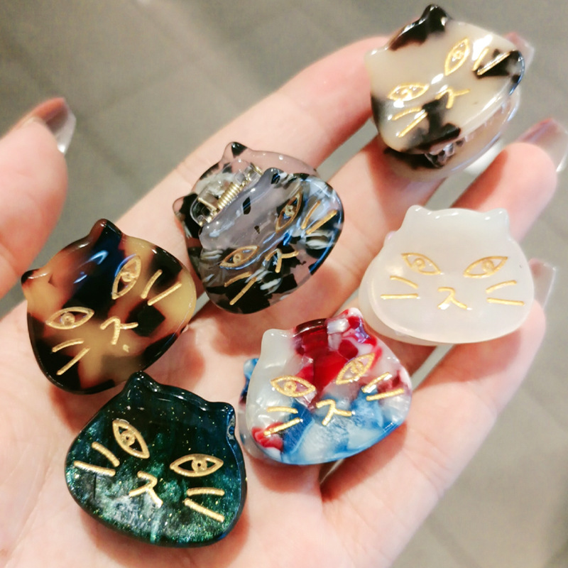 New Cute Cat Small Hair Clip f - Cat Claw Bark ulasan dan harga