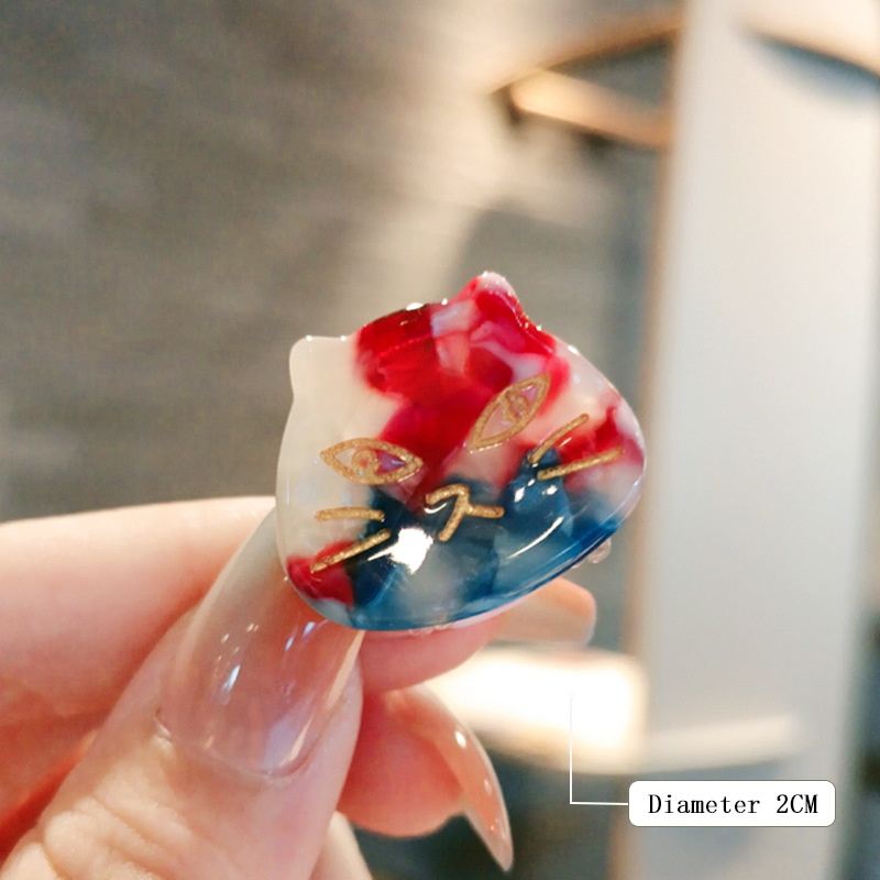 New Cute Cat Small Hair Clip f - Cat Claw Bark ulasan dan harga