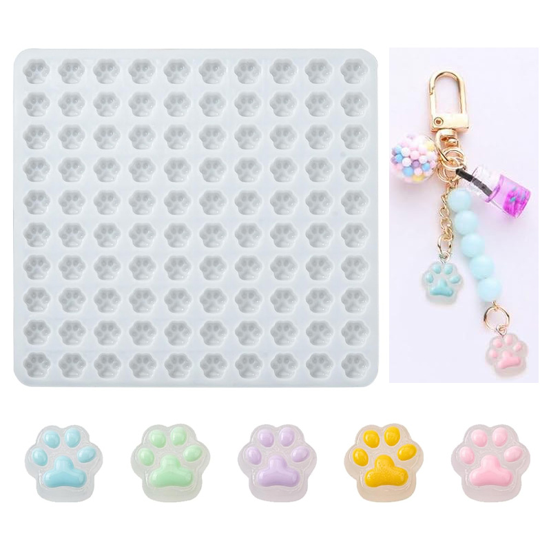 100 Cavity Mini Cat Paw Molds  - Cat Claw Bark ulasan dan harga