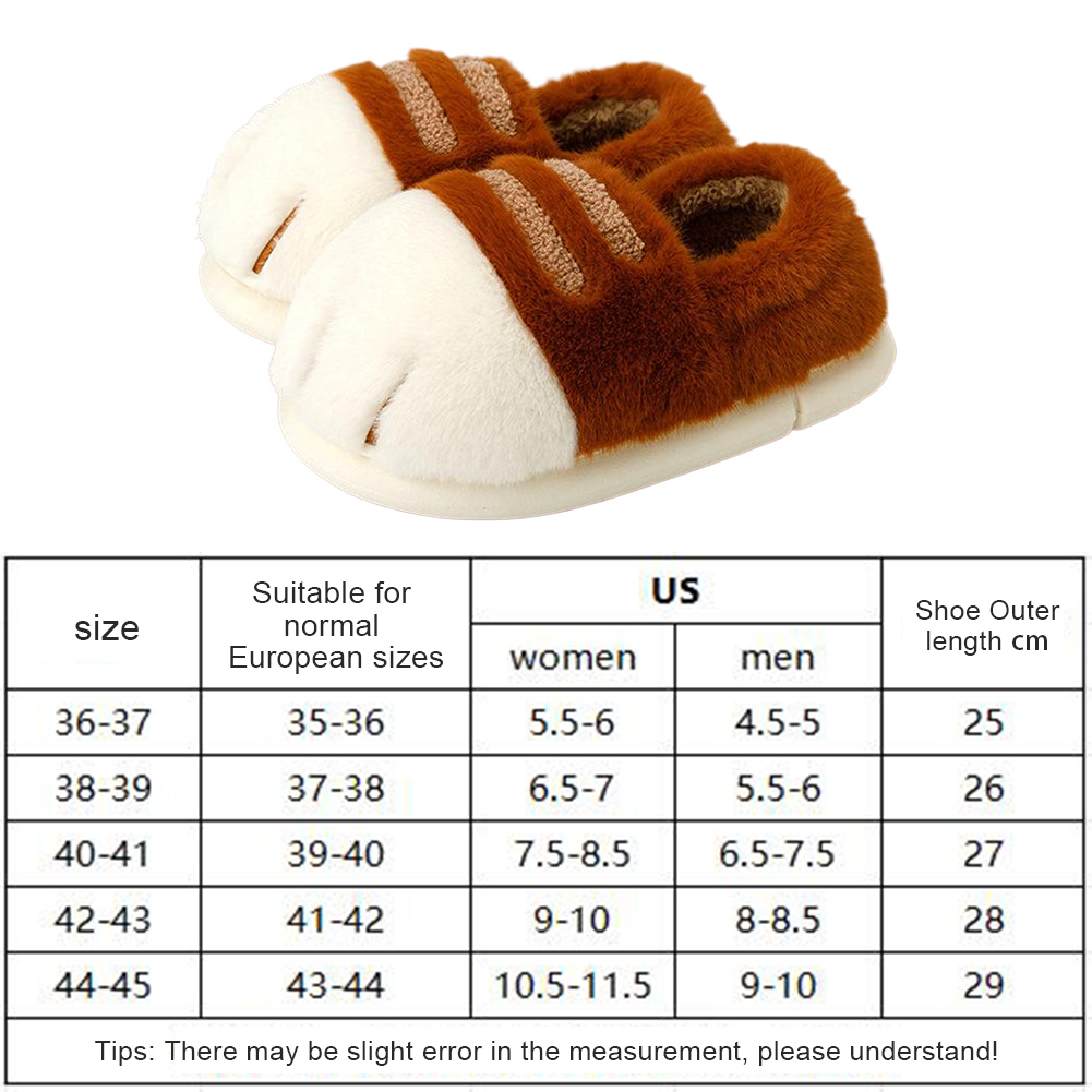 Warm Slip-on House Shoes 3D Ca - Cat Claw Bark ulasan dan harga