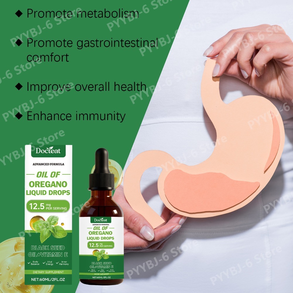 Oregano Oil Liquid Drops 60ml  - Herbal Wellness ulasan dan harga