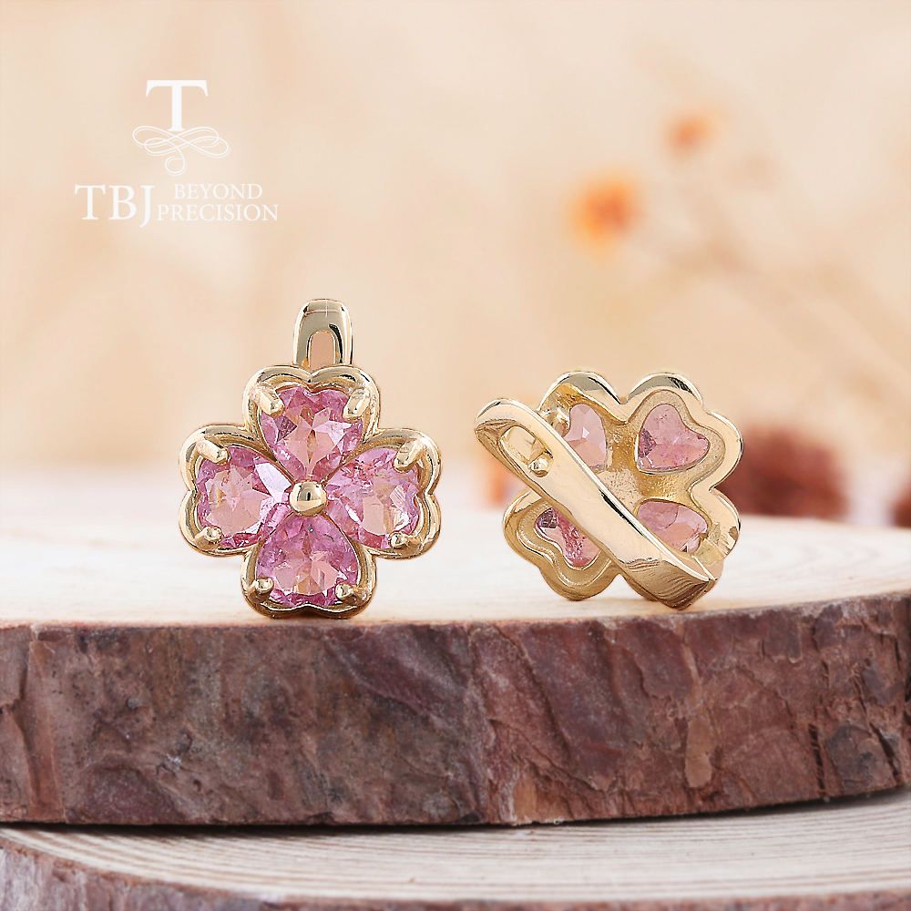 925 sterling silver earrings n - Red Clover Flower ulasan dan harga