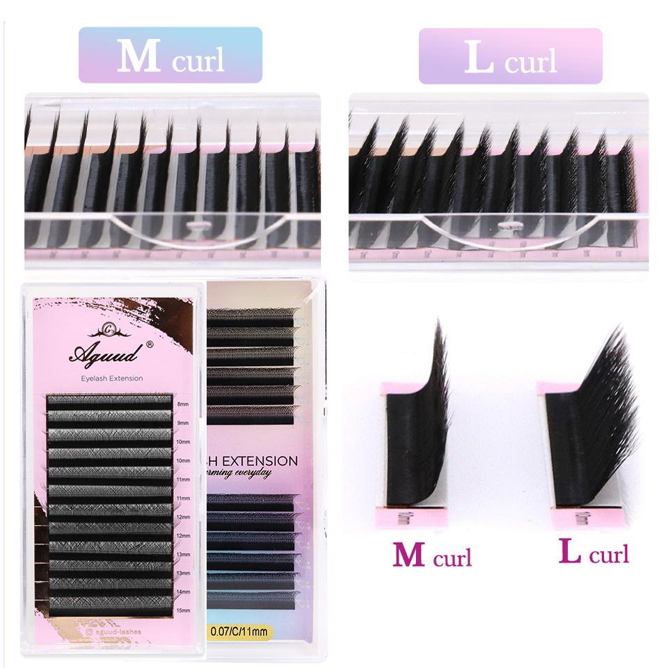 AGUUD L M W Shape Lashes 3D Cl - Red Clover Flower ulasan dan harga
