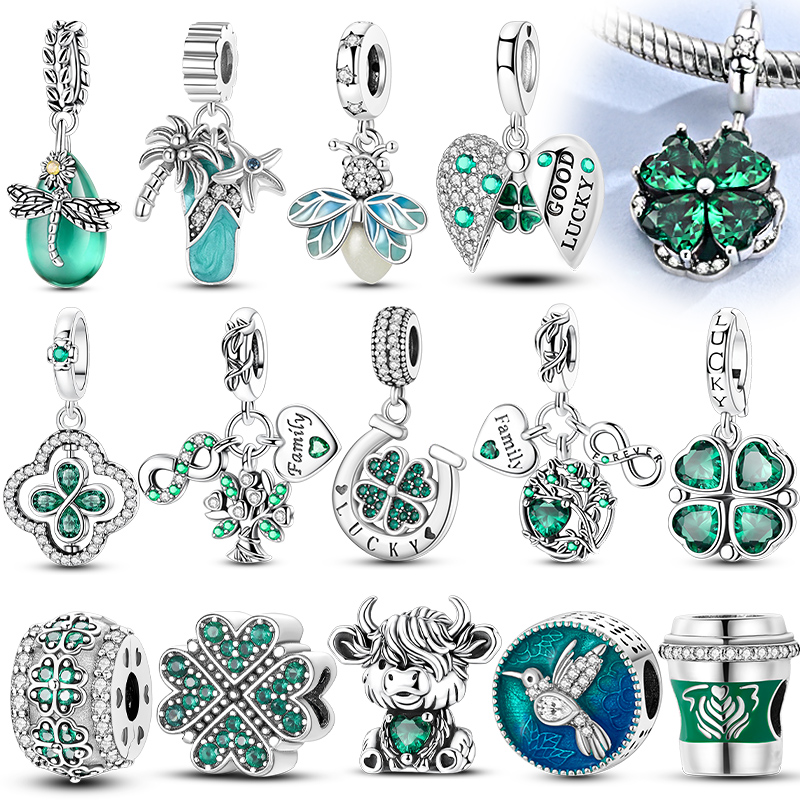 Original 925 Sterling Silver G - Red Clover Flower ulasan dan harga