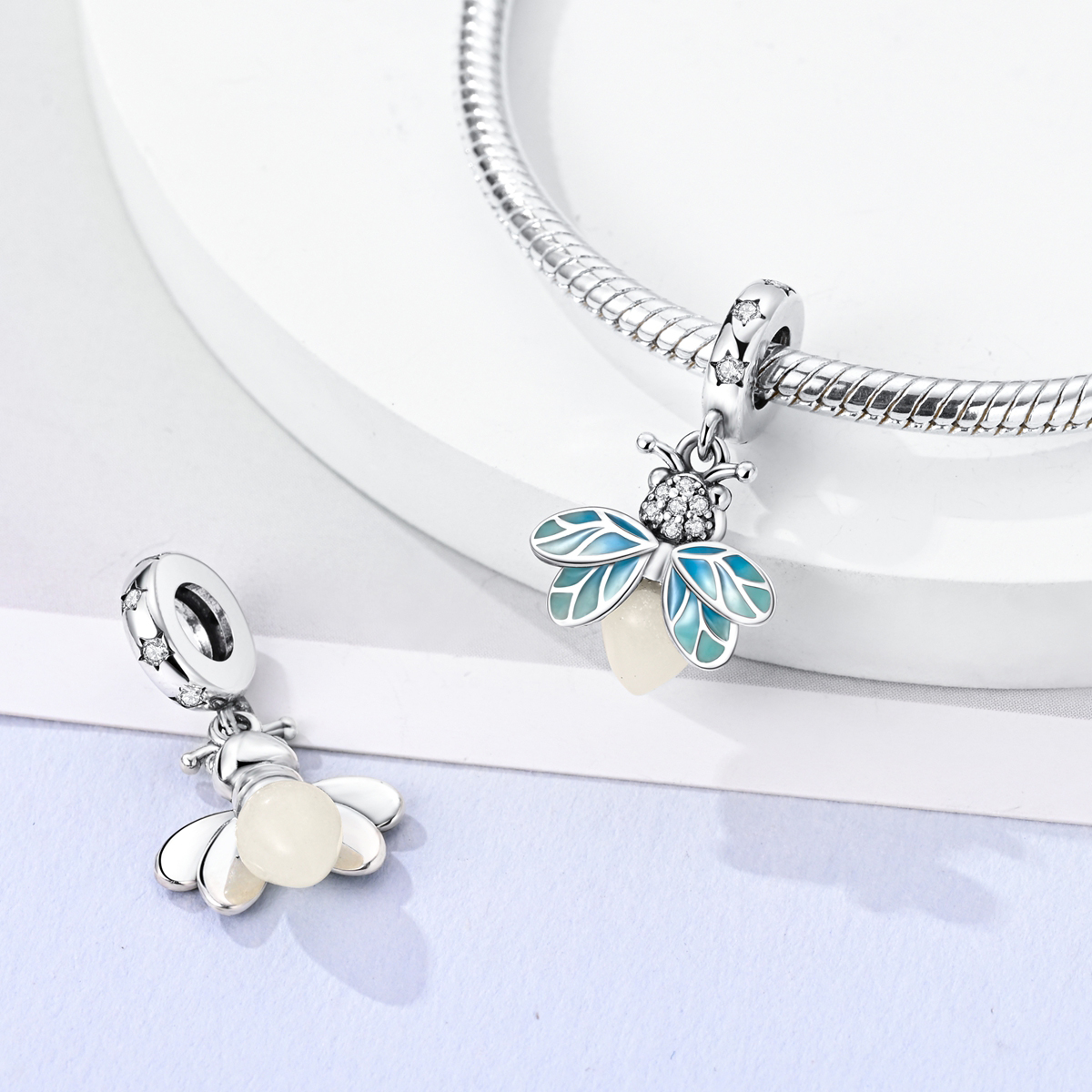 Original 925 Sterling Silver G - Red Clover Flower ulasan dan harga