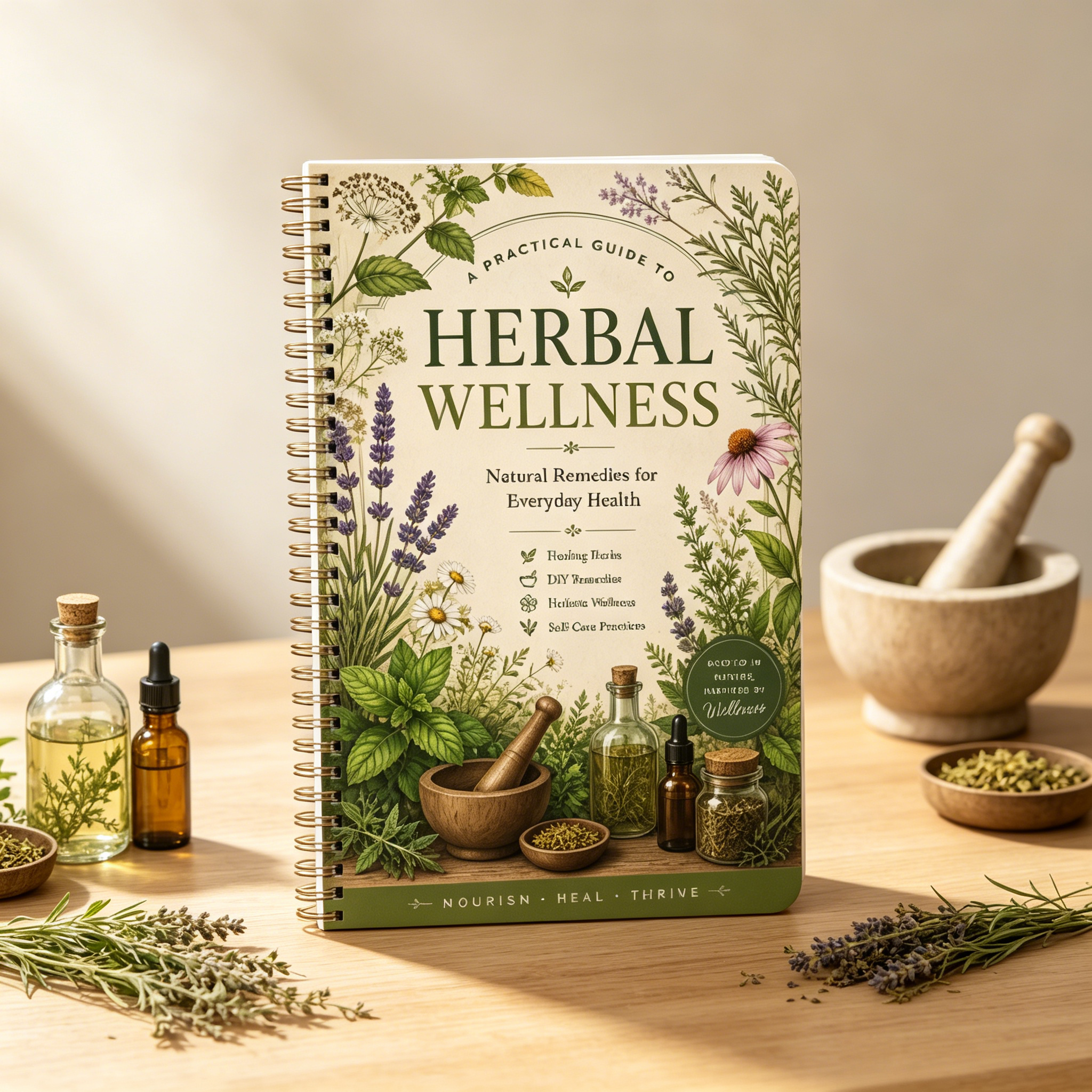 Herbal Remedies Journal A5 Spi - Herbal Wellness Remedy ulasan dan harga