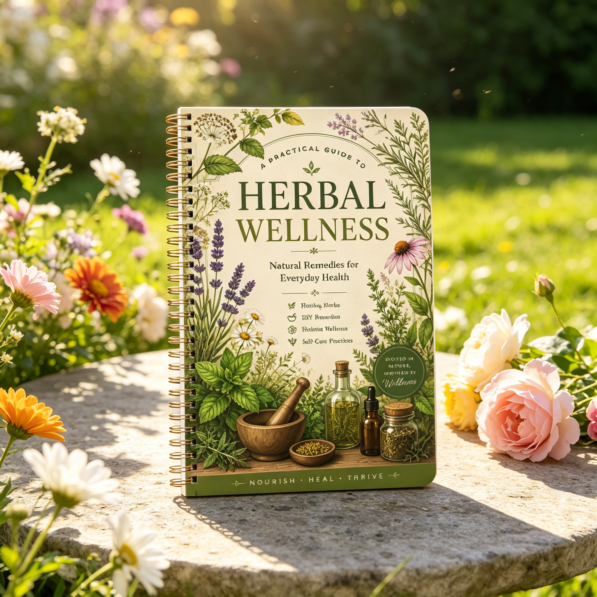Herbal Remedies Journal A5 Spi - Herbal Wellness Remedy ulasan dan harga