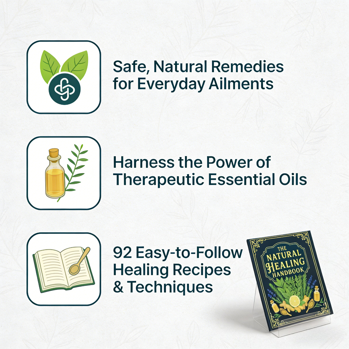 The Natural Healing Handbook:  - Herbal Wellness Remedy ulasan dan harga
