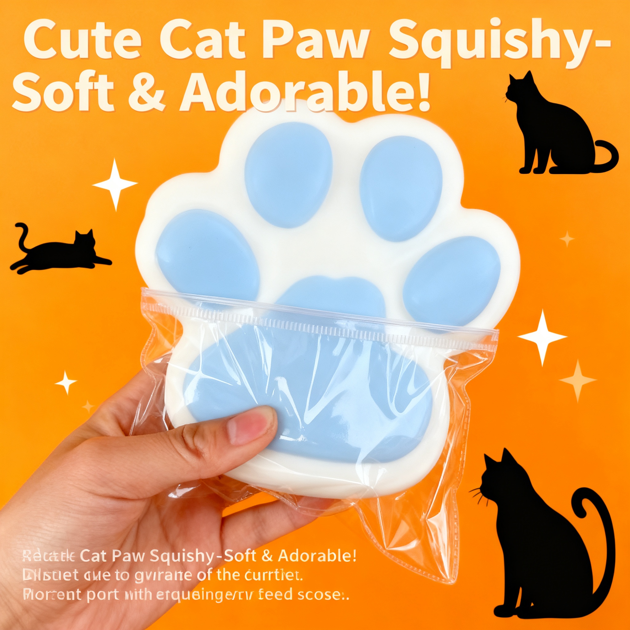 Large Silicone Cat Paw Squeeze - Cat Claw Bark ulasan dan harga