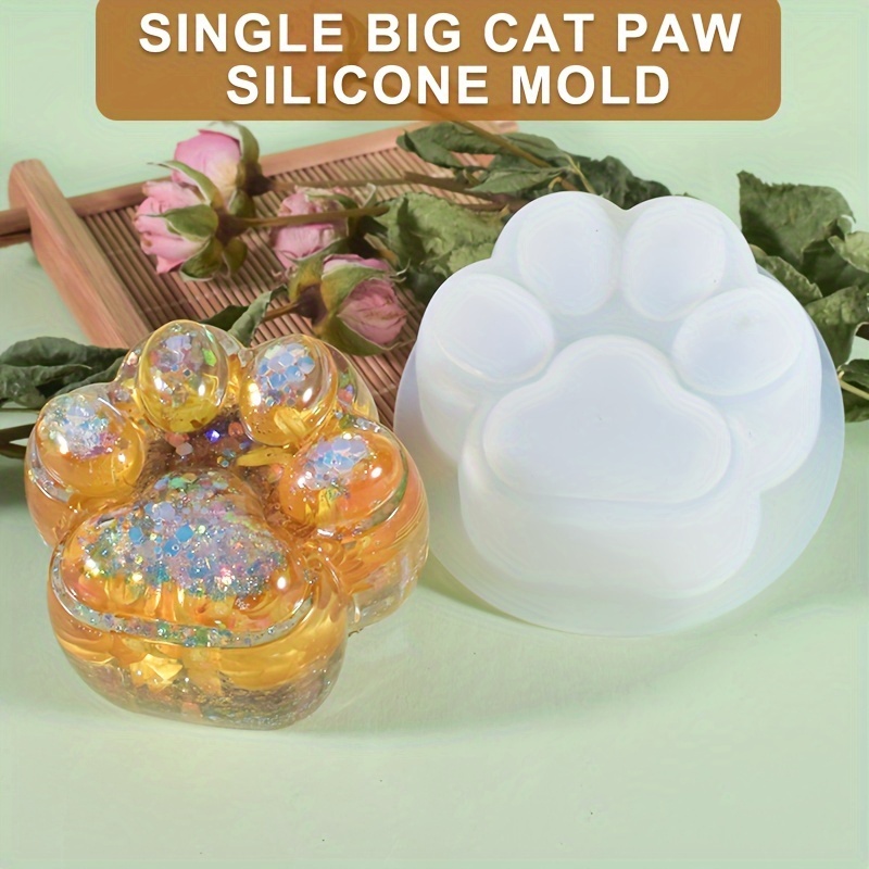 1 Large Cat Paw Silicone Mold， - Cat Claw Bark ulasan dan harga